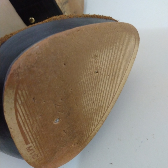 Michael Kors Snakeskin Leather Heel Boot - Picture 13 of 14